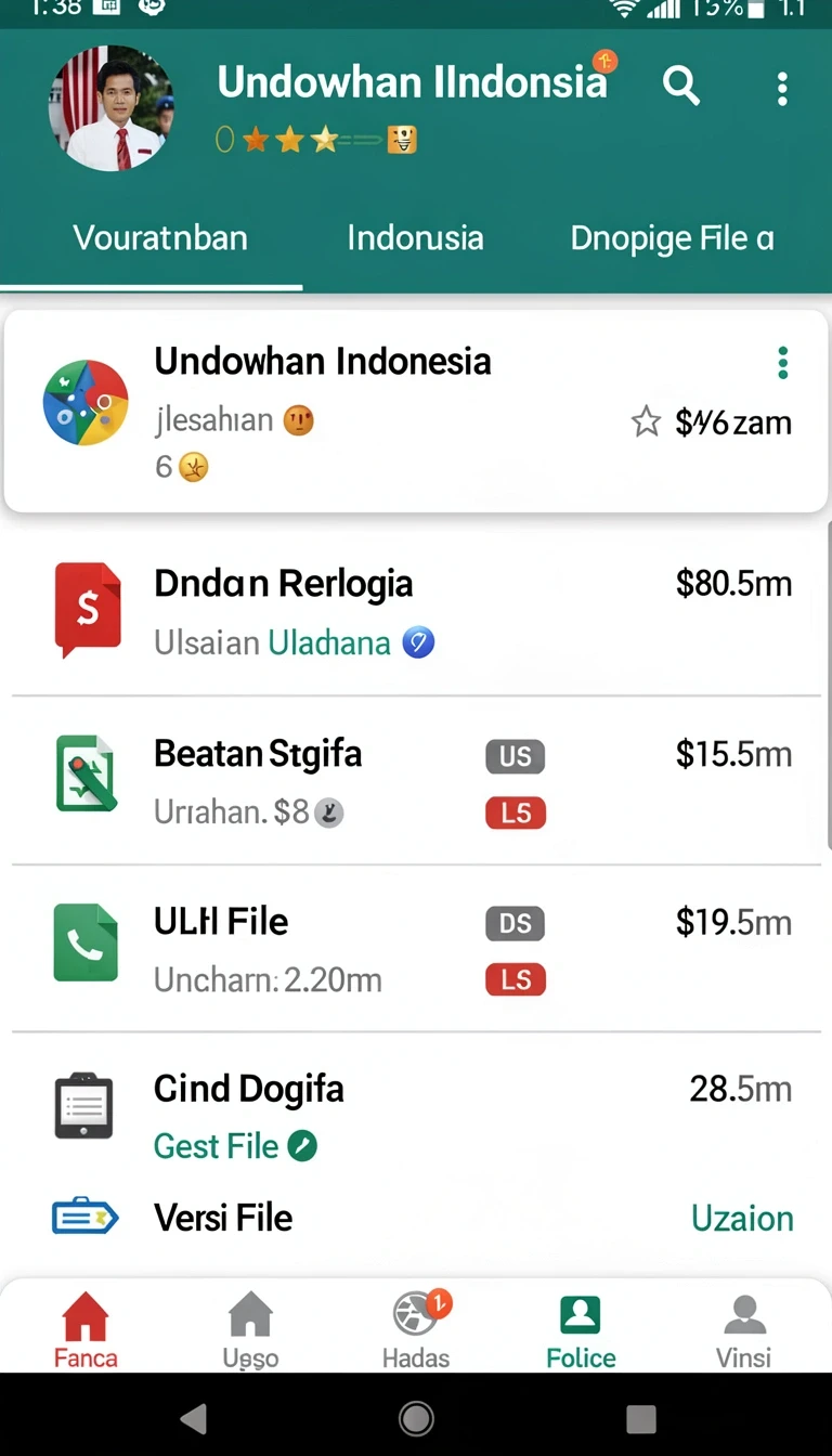 Tampilan utama aplikasi Review Aplikasi los303 yang intuitif dan efisien.