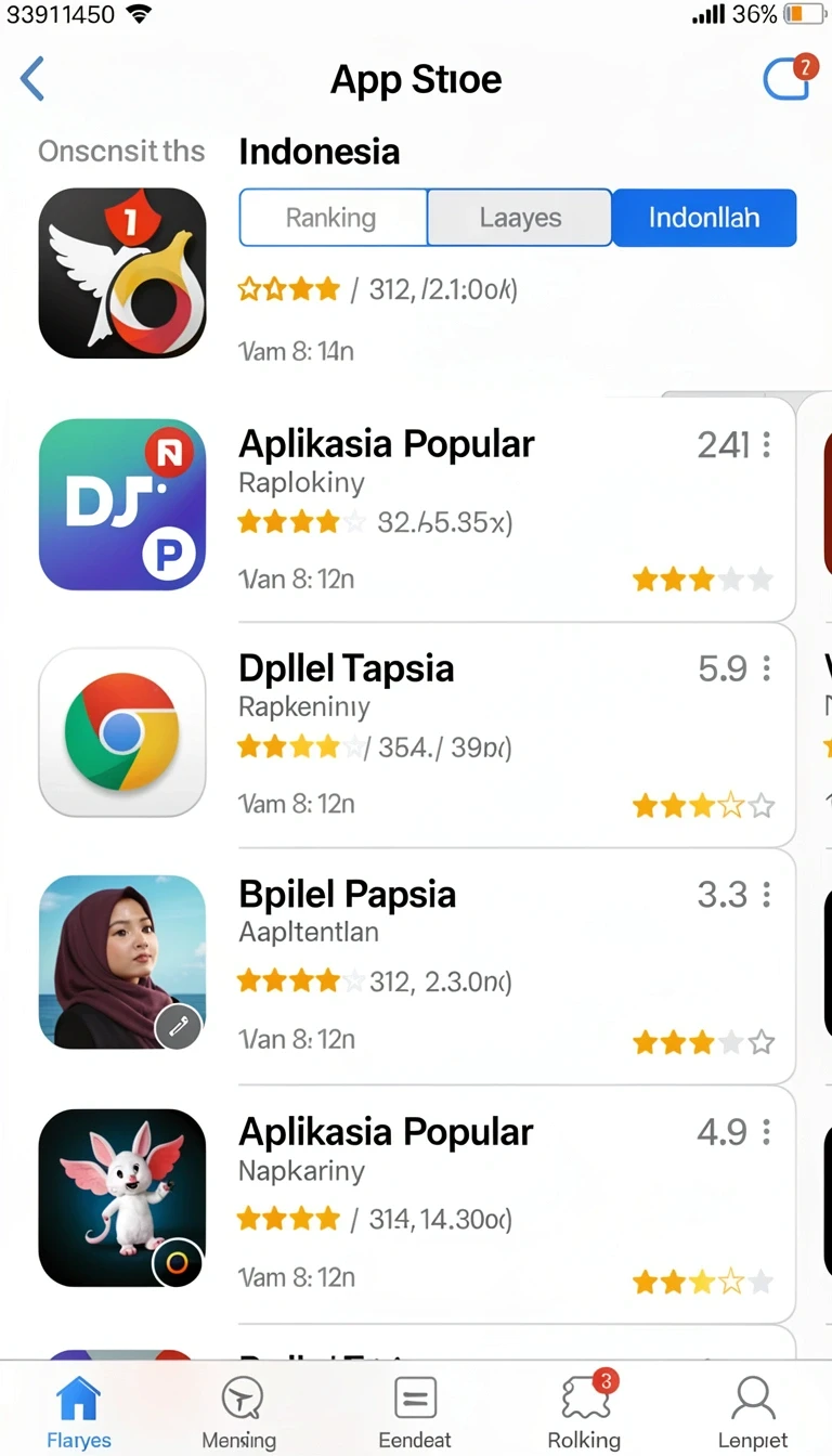 Tampilan utama aplikasi Review Aplikasi popwin yang intuitif dan efisien.