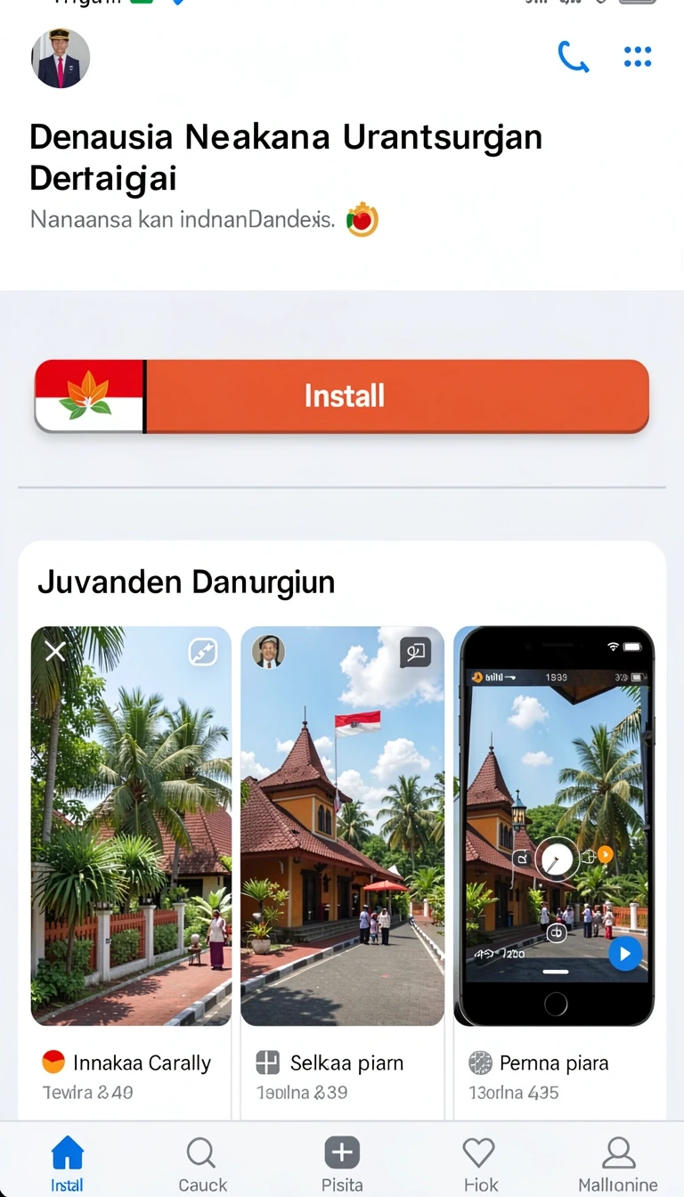 Tampilan utama aplikasi Review Aplikasi dv188 Versi Terbaru yang intuitif dan efisien.